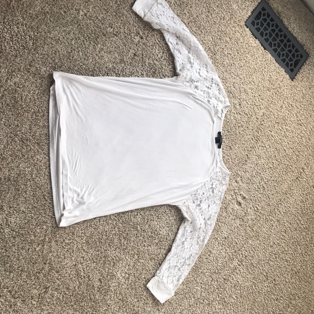 Cotton, lace shirt